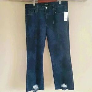 J Brand Cotillion Selena Mid Rise Crop Boot Jeans Size 31
